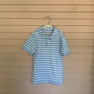 Hanna Andersson‎ Boys Striped Blue Recycled Polyester Polo 6